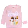 Barbie Friends Stylish Fleece Sweatshirt- Rose Pink