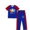 Amoung Us Reglon Tee & Trouser - Royal Blue & Red