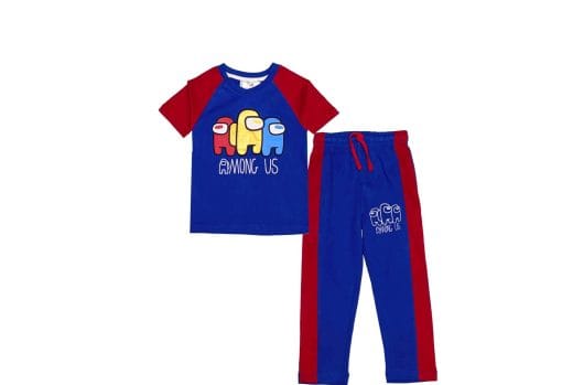 Amoung Us Reglon Tee & Trouser - Royal Blue & Red