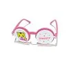 Happy Bear Round Flip Sunglasses - Pink