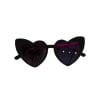 Heart Shape Sunglasses - Black