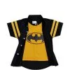 Regular Fit Bat Style Twofer Cotton Casual Shirt - Black & Mustard