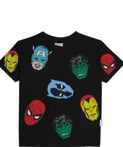 Super Team Power Tee Shirt- Black