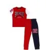 92 Sport Stylish Penal Tee & Trouser - Red & Black