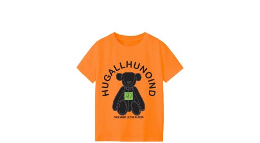 Black Bear Tee Shirt - Orange