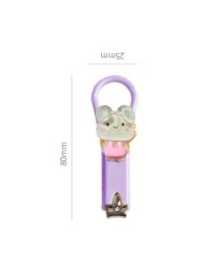 Bunny Charactor Imported Kids Nail Clipper - Soft Purple