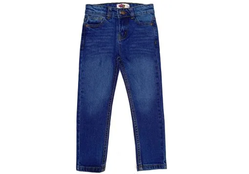 Classy Narrow Fit Denim Pant - Mid Blue