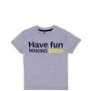 Have Fun Making Noise Tee Shirt - Heder Grey