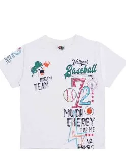 National Baseball Team Tee Shirt - White