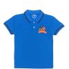 Richest Life Black Tipping Colar Polo Shirt - Blue