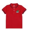 Roar Black Tipping Colar Polo Shirt - Red (1)