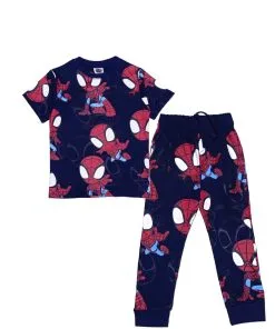 Spidy Party Tee & Trouser - Navy Blue