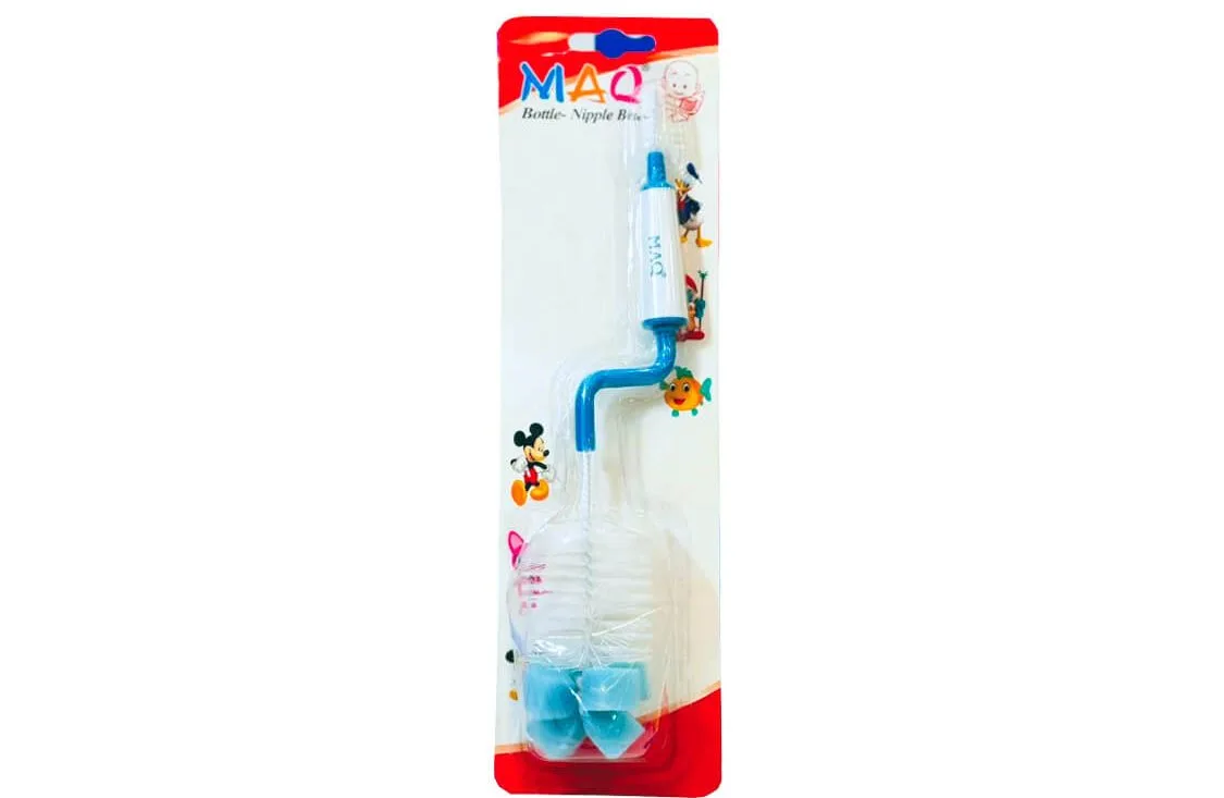 2-in-1-Baby-Milk-Bottle-&-Nipple-Brushes---Multipurpose-Bottle-Cleaning-Brush-Blue