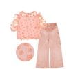 3D-Flowers-Net-Western-Top-with-Silk-Flapper-Trouser-Peach
