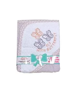 Fly-with-Butterfly-Superior-Quality-Baby-Hooded-Towel-Grey