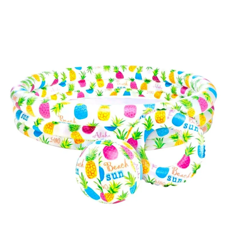 Pinapple-Pool-52-in-x-11-in-With-Ball-And-Tube