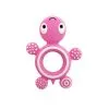 Turtle-Shape-Silicone-Teether-For-Kids---Pink-