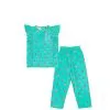 Baby-Flowers-Frill-Stylish-Cotton-Top-&-Trouser-Sea-Green