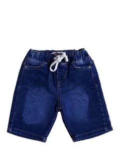 Kids Premium Basic Denim Short – Dark Blue