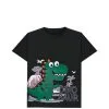 Dinosour-Tee-Shirt-Black