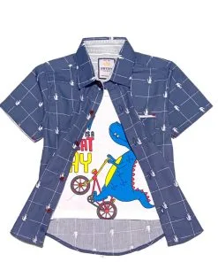 Great-Day-Crocodile-Towfer-Casual-Shirt-Dark-Grey