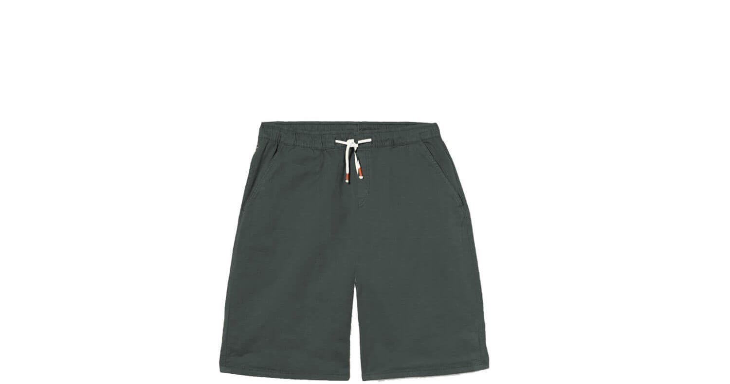 Kids-Cargo-Twill-Cotton-Shorts-Hunter-Green