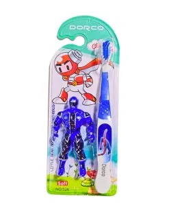 Kids-Extra-Soft-Teeth-Brush-with-Toy-Robbot-Blue