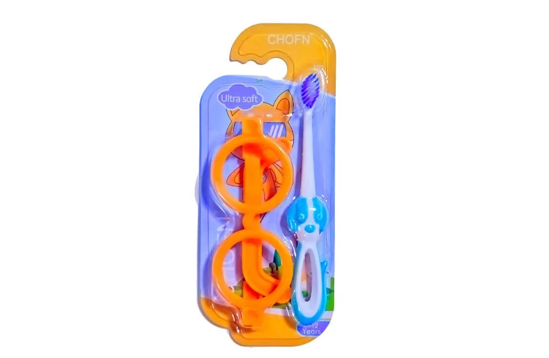 Kids-Extra-Soft-Teeth-Brush-with-Toy-Sun-Glasses-Orange