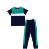 King-Green-Penal-Tee-&-Trouser-Navy-Blue