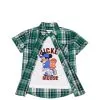Mickey-Mouse-Twofer-Cotton-Cheked-Casual-Shirt-Olive-&-White