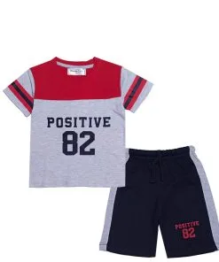Positive-82-T-Shirt-&-Short-Grey-&-Black