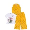 Summer-Prickly-Cotton-Sleeves-less-Coat-Tee-&-Plazz-Mustard