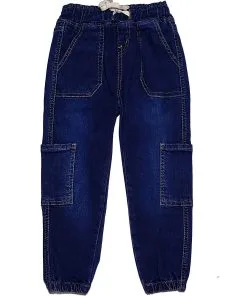 Trendy-Box-Six-Pocket-Denim-Cargo-Pant---Dark-Blue