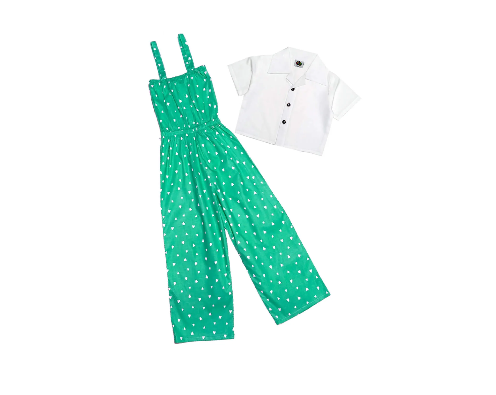 White-Hearts-Jumpsuit-with-Koti-Green-&-White-1