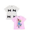 Be-KInd-Cool-Florals-Tee-Baby-Pink-Attractive-Bow-Tee-Shirt-Off-White