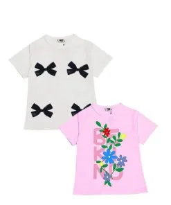 Be-KInd-Cool-Florals-Tee-Baby-Pink-Attractive-Bow-Tee-Shirt-Off-White