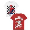 Forever-Fun-Paw-Petrol-Tee-Shirt-Red