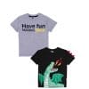 Have-Fun-Making-Noise-Tee-Shirt-Heder-Grey-Dragon-Fire-Tee-Shirt-Black