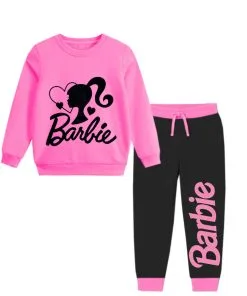 Hey-Barbie-Fleece-Tracksuit-Pink-&-Black