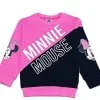 Minnie-Mouse-Cross-Penal-Fleece-Sweatshirt-Pink-&-Black