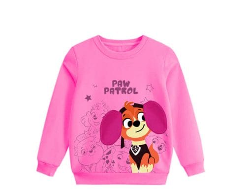 Paw-Petrol-3D-Ear-Fleece-Sweatshirt-Pink
