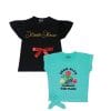 Red Bow Knot Minnie Mouse T Shirt – Black-Grow-With-The-Flow-Sequins-Tee-Shirt-Sea-Green