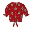 Square-Box-Cotton-Short-Top-Red