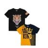 Stay-Wild-Lion-Tee-Shirt-Black-Premium-KIng-Crown-Penal-Tee-Shirt-Mustard-Black