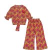 Summer-Garden-Cotton-Short-Top-&-Flare-Trouser---Mustard (1)