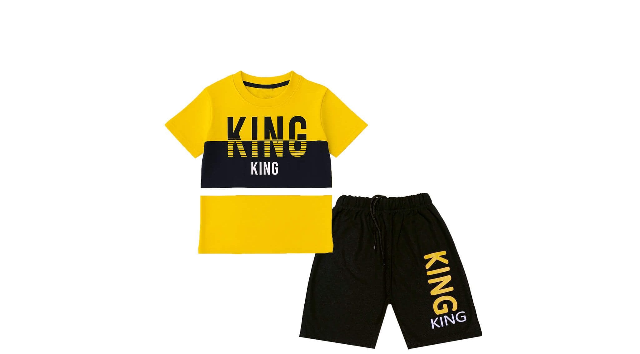 Super-King-Penal-Tee-&-Short---Yellow-&-Black-