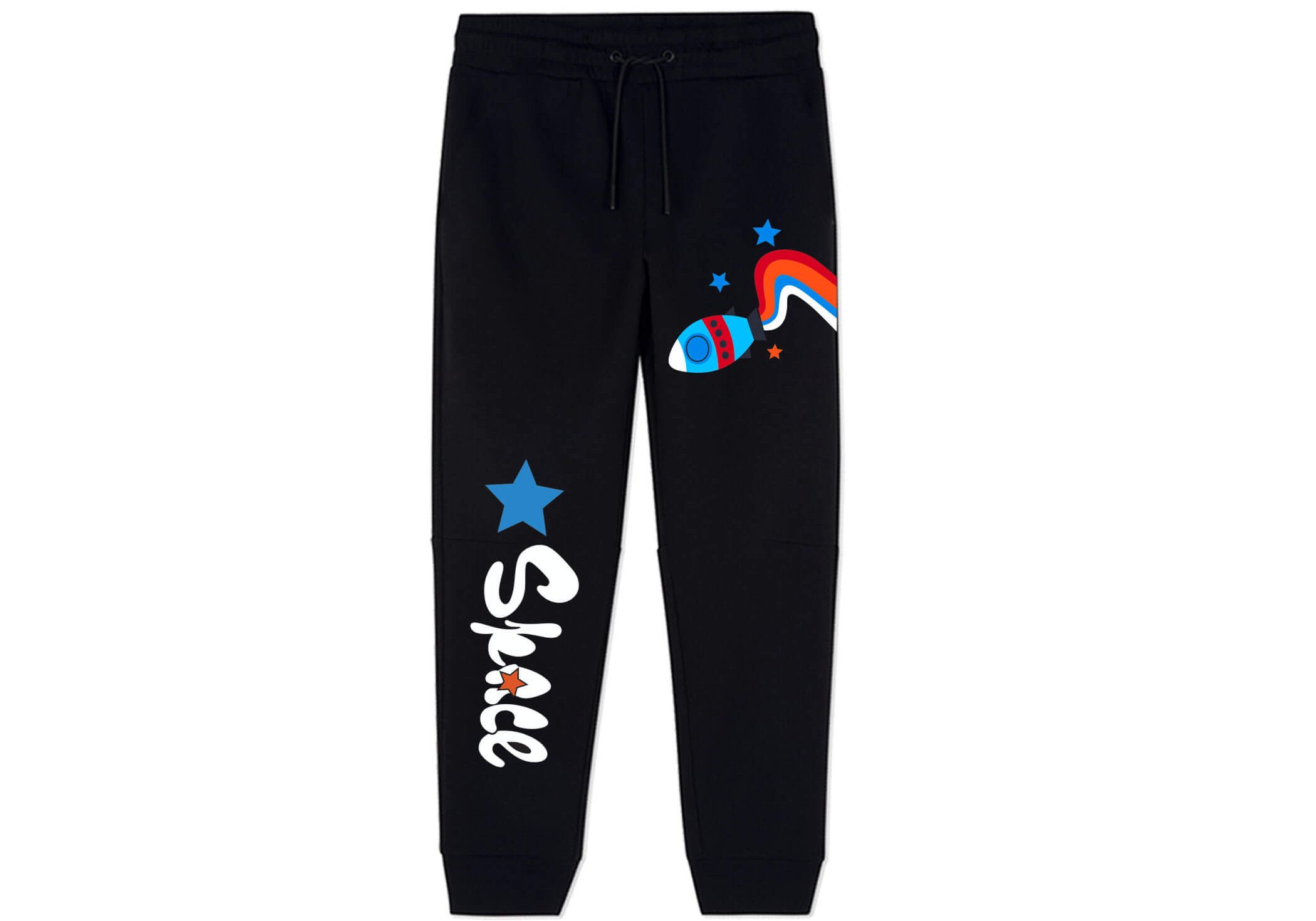 Star Space Fleece Trouser -Black