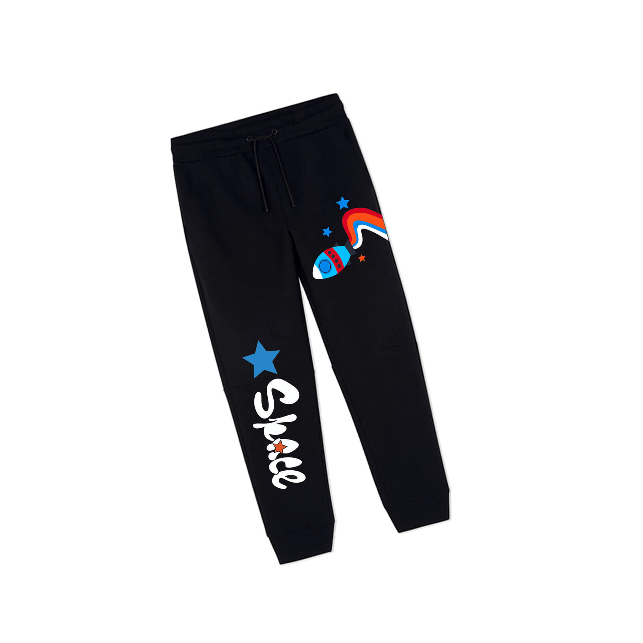 Star Space Fleece Trouser -Black