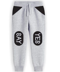 LC-260725-Say Yes Fleece Trouser -Light gray