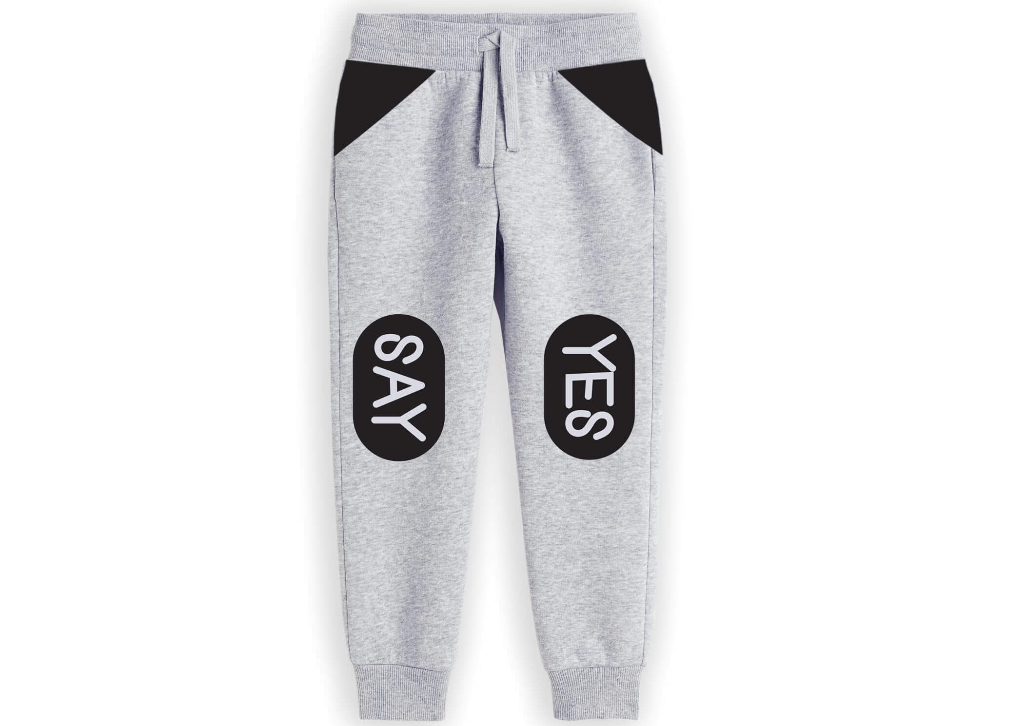 LC-260725-Say Yes Fleece Trouser -Light gray